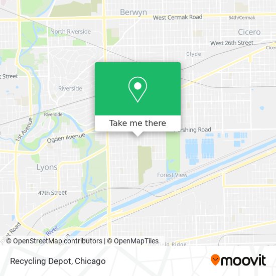 Recycling Depot map