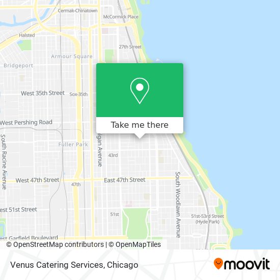 Venus Catering Services map