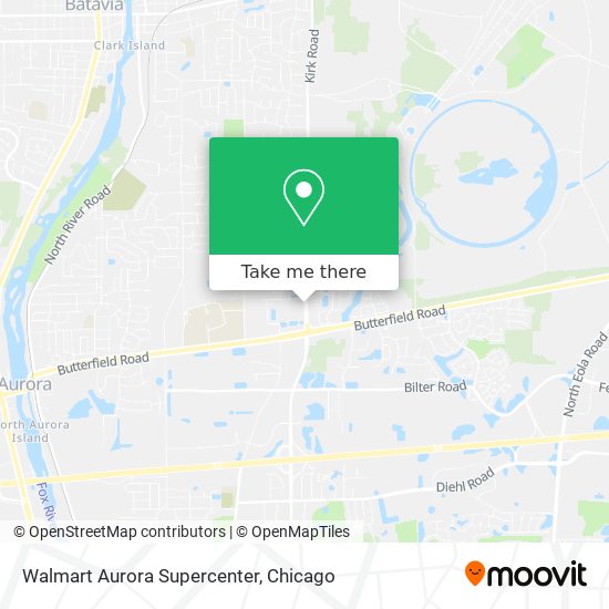 Walmart Aurora Supercenter map