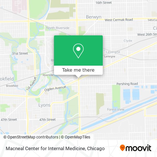 Mapa de Macneal Center for Internal Medicine