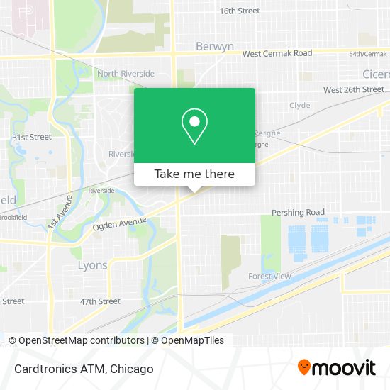 Cardtronics ATM map