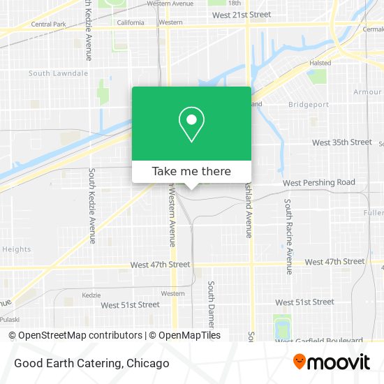 Good Earth Catering map