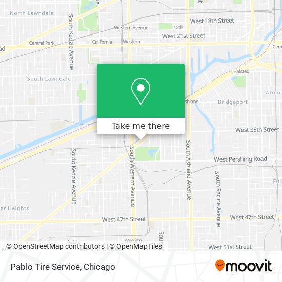 Pablo Tire Service map