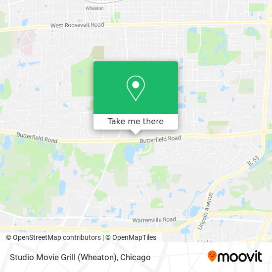 Studio Movie Grill (Wheaton) map