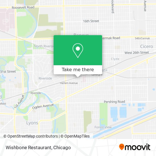 Wishbone Restaurant map