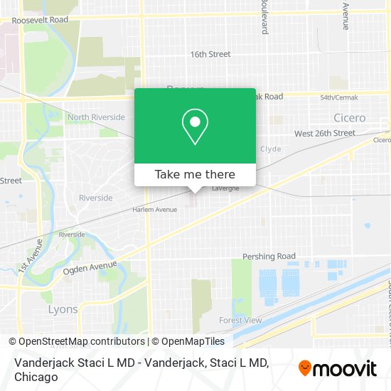 Vanderjack Staci L MD - Vanderjack, Staci L MD map