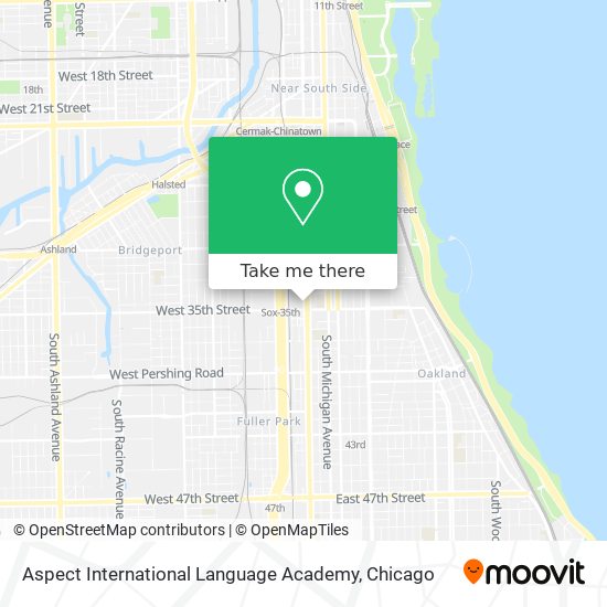 Aspect International Language Academy map