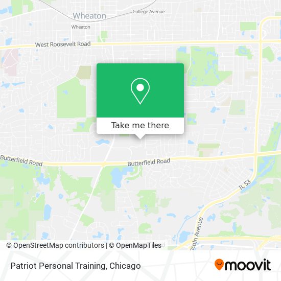 Patriot Personal Training map