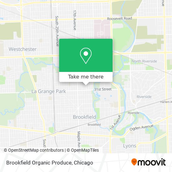 Brookfield Organic Produce map