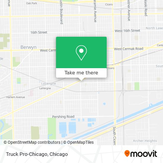 Truck Pro-Chicago map