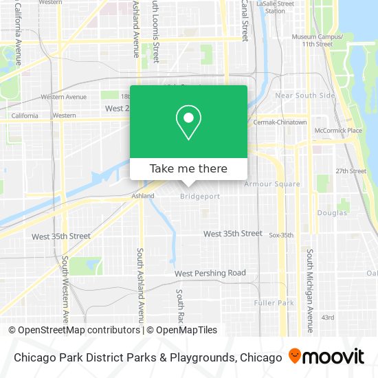 Chicago Park District Parks & Playgrounds map