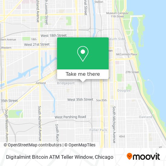 Digitalmint Bitcoin ATM Teller Window map