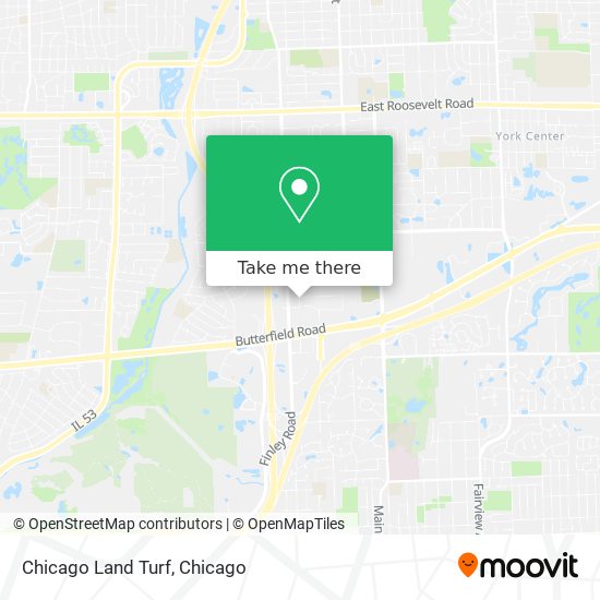 Chicago Land Turf map