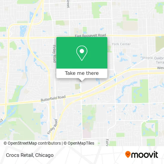 Crocs Retail map
