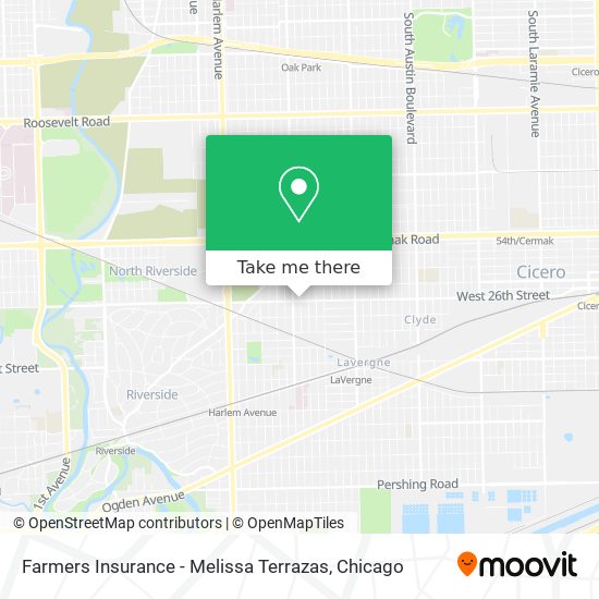 Farmers Insurance - Melissa Terrazas map
