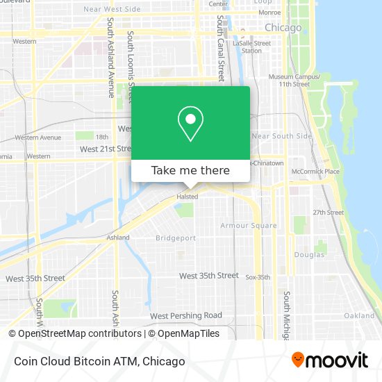 Coin Cloud Bitcoin ATM map