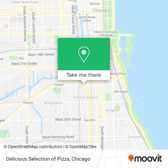 Mapa de Delicious Selection of Pizza