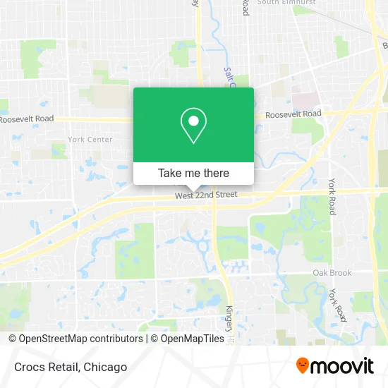Crocs Retail map