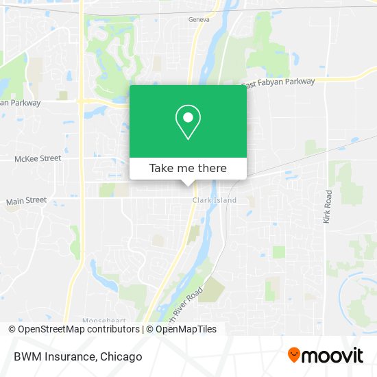 BWM Insurance map