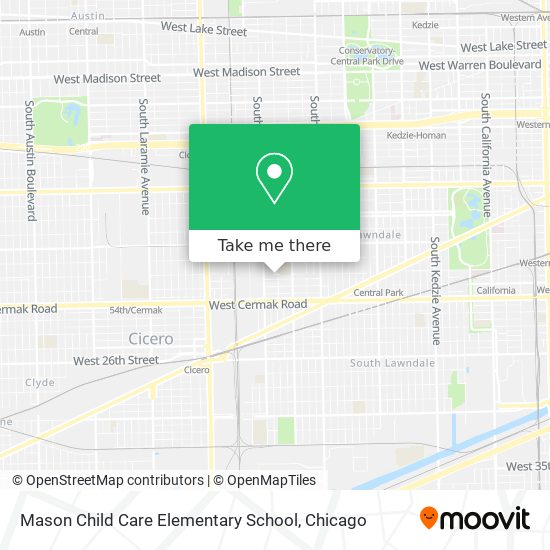 Mapa de Mason Child Care Elementary School