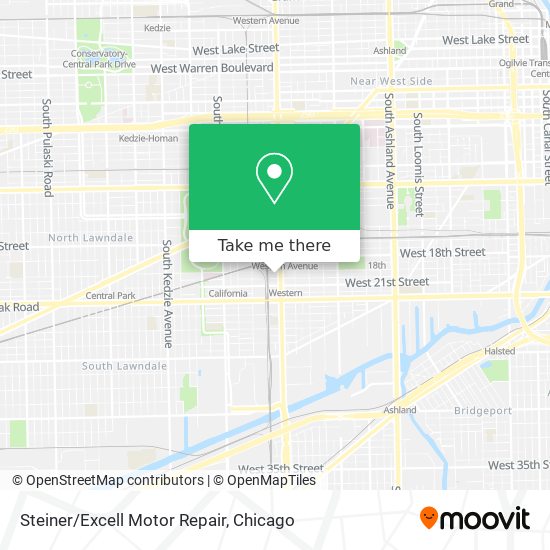 Steiner/Excell Motor Repair map