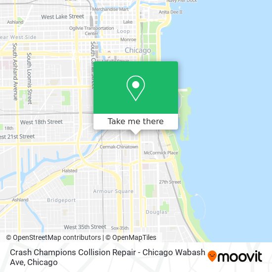 Mapa de Crash Champions Collision Repair - Chicago Wabash Ave