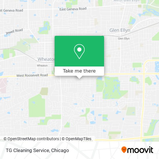 TG Cleaning Service map