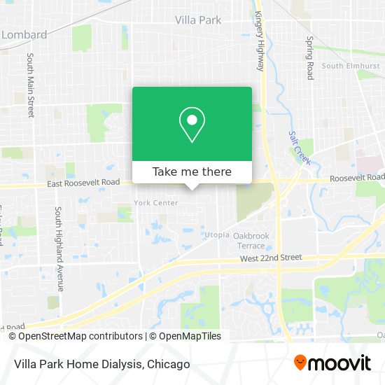 Villa Park Home Dialysis map