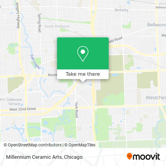 Millennium Ceramic Arts map
