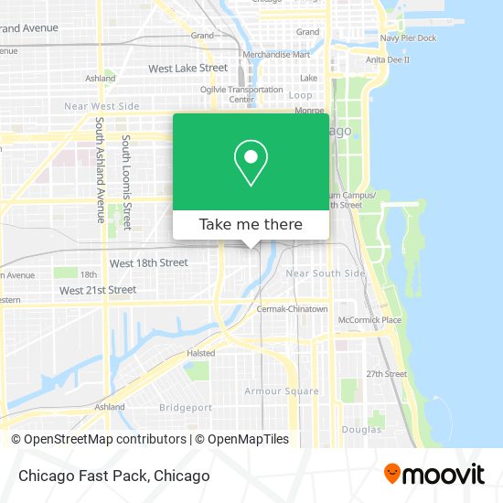 Mapa de Chicago Fast Pack
