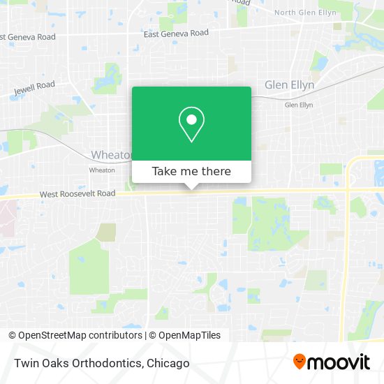 Twin Oaks Orthodontics map