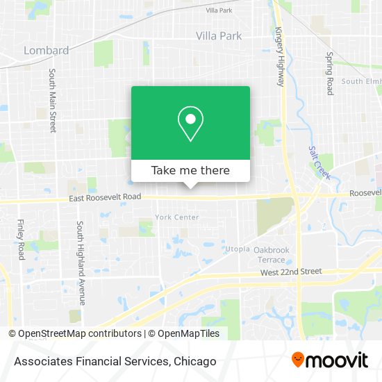 Associates Financial Services map