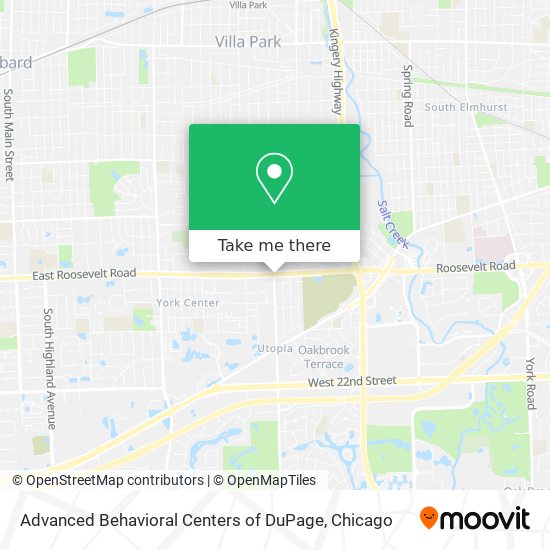 Mapa de Advanced Behavioral Centers of DuPage