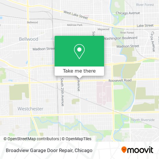 Broadview Garage Door Repair map