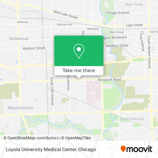 Mapa de Loyola University Medical Center