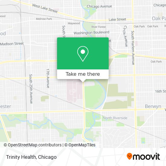 Trinity Health map