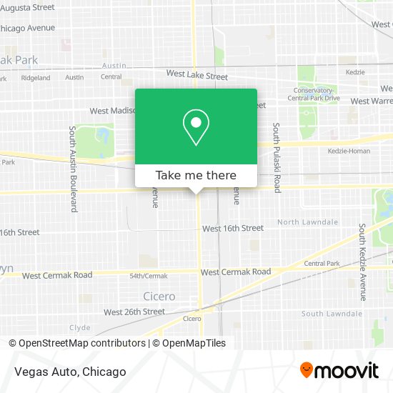 Vegas Auto map