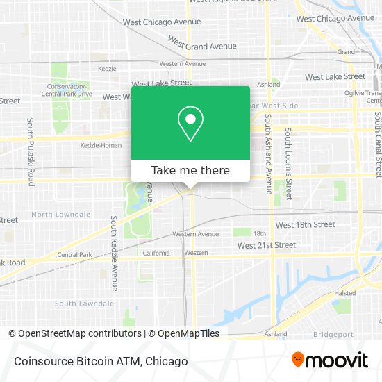 Coinsource Bitcoin ATM map