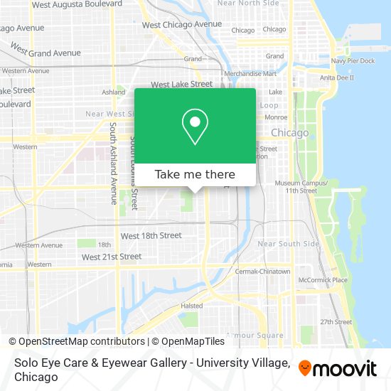 Solo Eye Care & Eyewear Gallery - University Village map