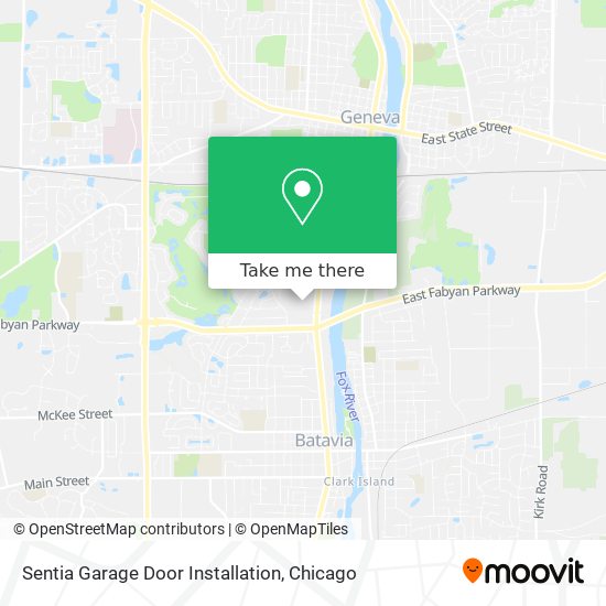 Mapa de Sentia Garage Door Installation
