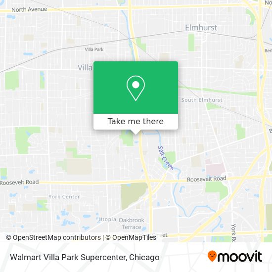 Mapa de Walmart Villa Park Supercenter