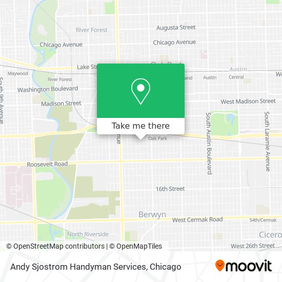 Mapa de Andy Sjostrom Handyman Services