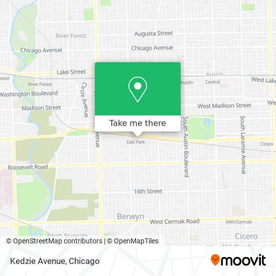 Kedzie Avenue map