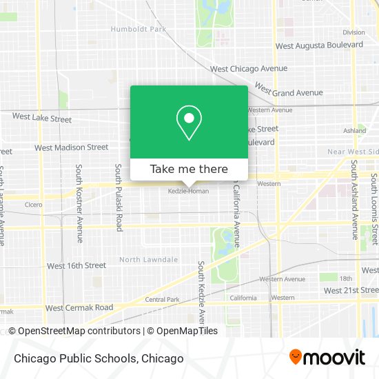 Mapa de Chicago Public Schools