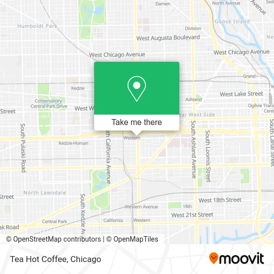 Tea Hot Coffee map