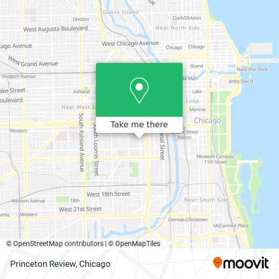 Princeton Review map