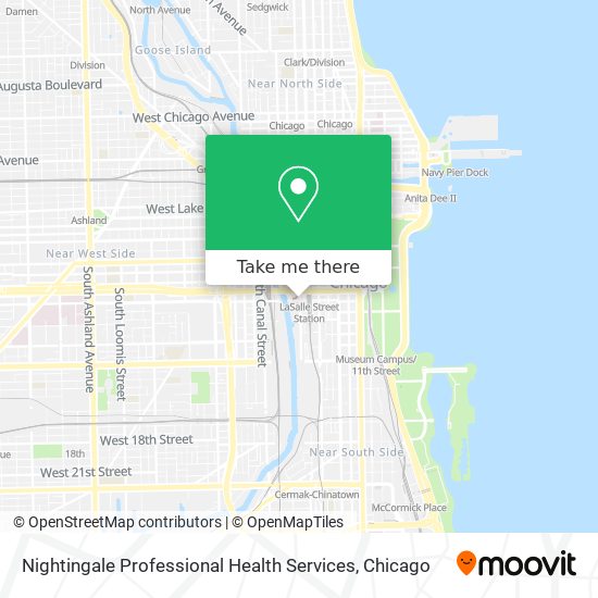 Nightingale Professional Health Services map