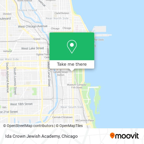Ida Crown Jewish Academy map