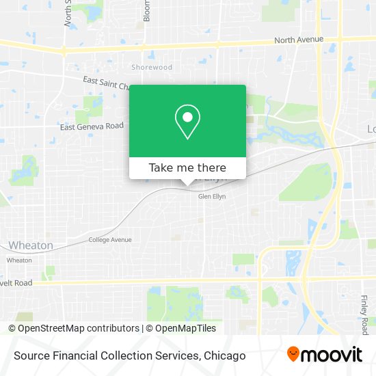 Source Financial Collection Services map