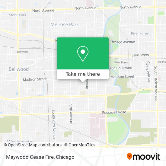 Maywood Cease Fire map